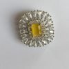 Yellow Zirconia Ring