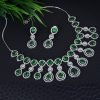 Kiara Emerald Zirconia Necklace Set