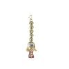 Rani Varunya Ethnic Kundan Necklace Set- Mehroon