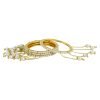 Rani Aamya Traditional Pearl Studded Gold Plated Bangles