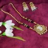 Rani Vanika Ethnic Long Necklace with Earrings