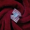 Jiya Pastel Green American Diamond Ring