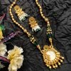 Rani Vanika Ethnic Long Necklace with Earrings
