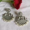 Barkha Beaded Oxidized Earrings