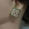 Nandita Kundan Square Ear Studs