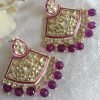 Aliya Violet Earrings