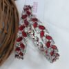 Aaliya American Diamond Bangles Red