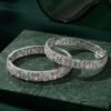 Zia American Diamond Blush Bangles