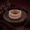Aaliya American Diamond Bangles Pink