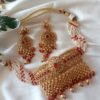 Bhavika Gold Plated Choker Necklace Set
