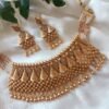 Saharika Gold Plated Royal Necklace Set