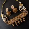 Mayra Gold Plated Choker Necklace Set