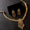 Dhaarvi Gold Plated Sleek Necklace Set