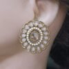 Samaisha Gold Plated Pink Earrings