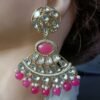 Miasha Magenta Chandelier Earrings