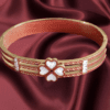 Luxe Gold Plated Anti Tarnish Flower Bracelet