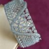 Designer American diamond Silver Plated Bracelet
