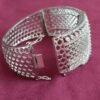 Designer American diamond Silver Plated Bracelet