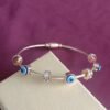 Reesha Rosegold Plated Evil Eye Bracelet