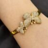 Butterfly Gold Plated Anti Tarnish Bracelet