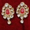 Reha Red Kundan Necklace Set