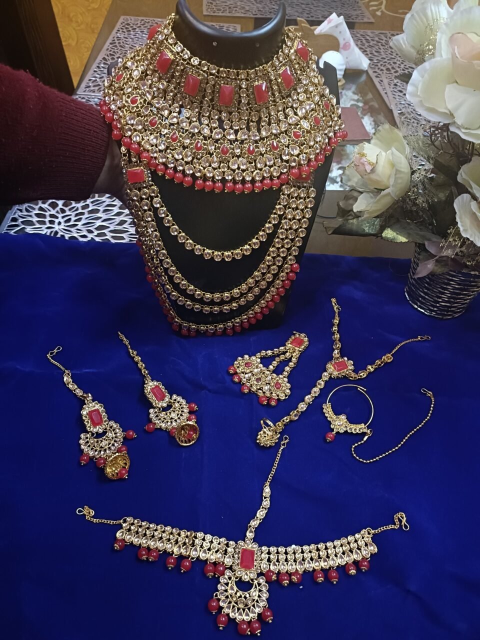 Red Bridal Jewellery Set