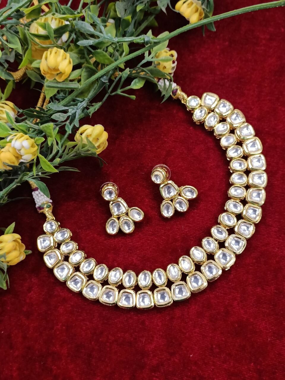 Krisha Kundan Necklace Set