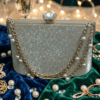 Shimmer Bloom Party Clutch