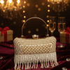 Starlite Pearl White Clutch
