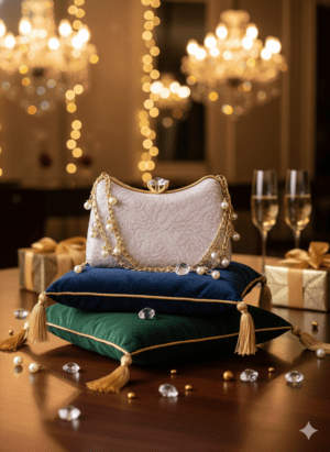 Shimmry Textured Party Clutch