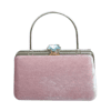 Crystle Bloom Dabka Work Pink Clutch