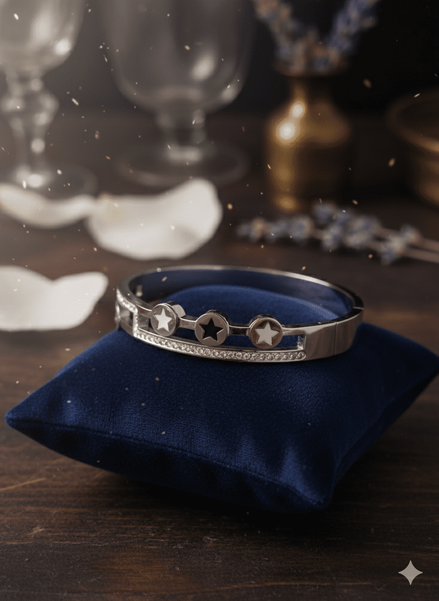 Wendy Anti Tarnish Silver Polished Bracelet