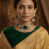 The Emerald Empress Antique Choker & Earring Set