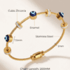 Gold Plated Evil Eye Bracelate