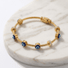 Gold Plated Evil Eye Bracelate