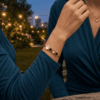Anti Tarnish Gold Plated Circle Bracelet