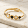 Anti Tarnish Gold Plated Circle Bracelet