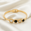 Anti Tarnish Gold Plated Circle Bracelet