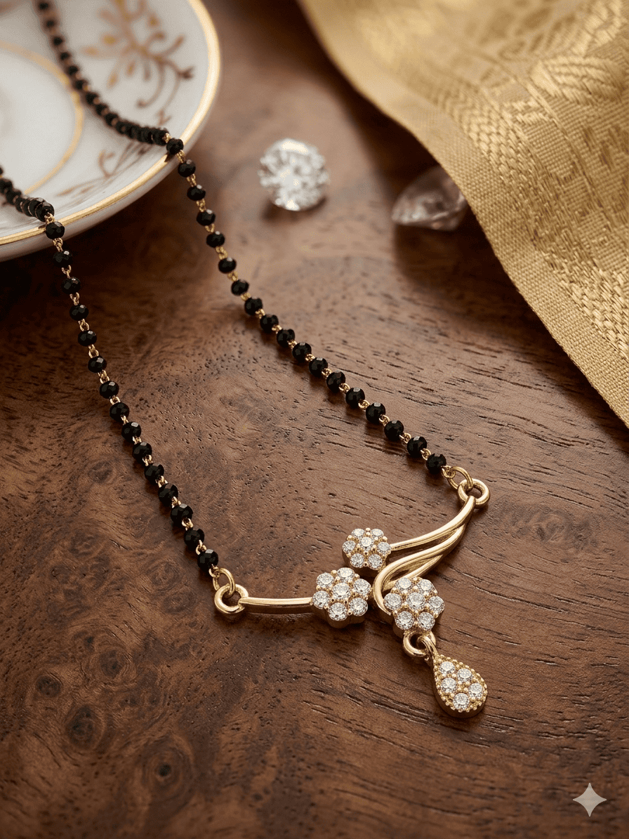 Floral Grace Mangalsutra