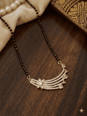 Exotica Collection Aura Curve CZ Mangalsutra