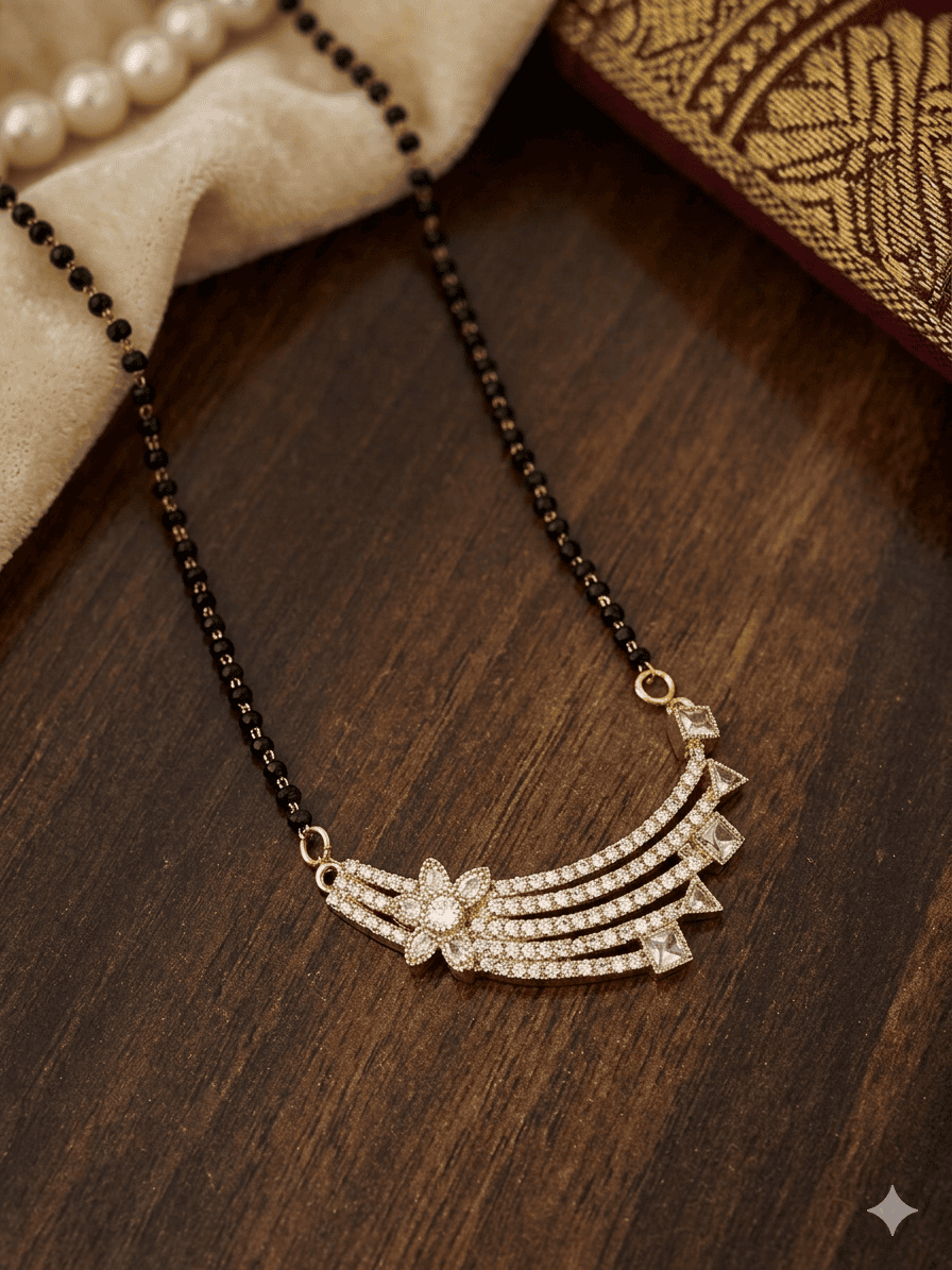 Exotica Collection Aura Curve CZ Mangalsutra