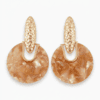Ivory Rose Luxe Drop Earrings
