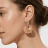Ivory Rose Luxe Drop Earrings
