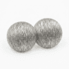 Silver Eclipse Stud Earrings