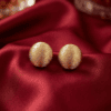 Golden Eclipse Stud Earrings