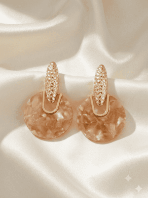 Ivory Rose Luxe Drop Earrings