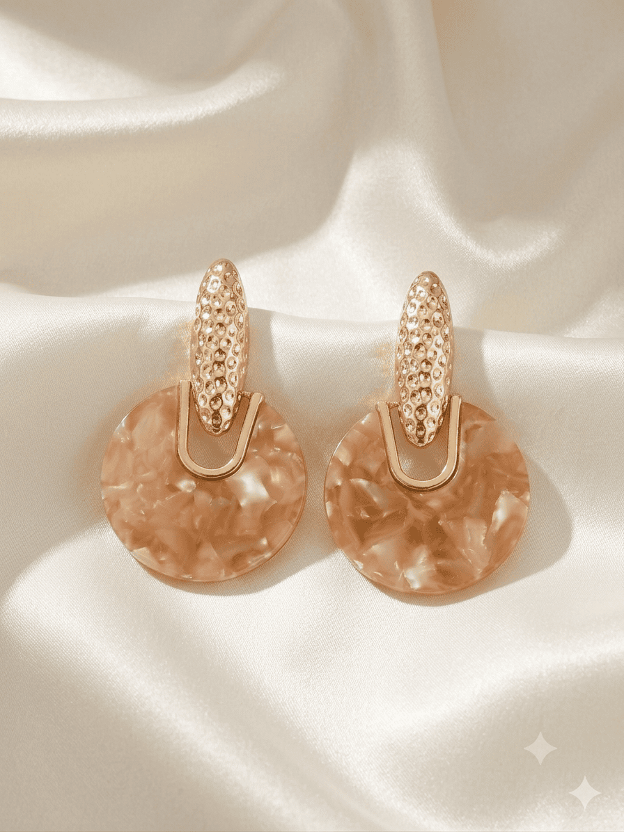 Ivory Rose Luxe Drop Earrings